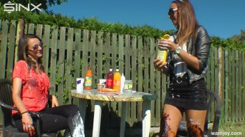 Girls Get Messy in Outdoor WAM Games! Screencap 31 on www.sinx.com