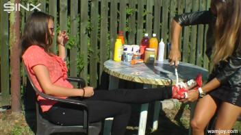 Girls Get Messy in Outdoor WAM Games! Screencap 4 on www.sinx.com