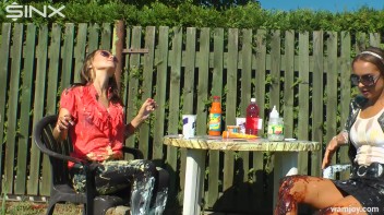 Girls Get Messy in Outdoor WAM Games! Screencap 44 on www.sinx.com