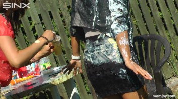Girls Get Messy in Outdoor WAM Games! Screencap 47 on www.sinx.com