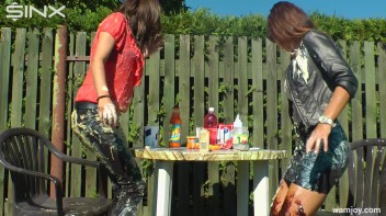 Girls Get Messy in Outdoor WAM Games! Screencap 51 on www.sinx.com