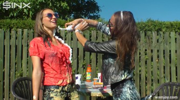 Girls Get Messy in Outdoor WAM Games! Screencap 54 on www.sinx.com