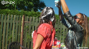 Girls Get Messy in Outdoor WAM Games! Screencap 56 on www.sinx.com