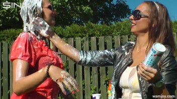 Girls Get Messy in Outdoor WAM Games! Screencap 61 on www.sinx.com