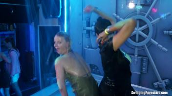 Wet and Wild Swingers Part 2 - Shower Cam Screencap 106 on www.sinx.com