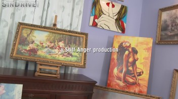 Business Babes Power Pissed At The Gallery!  Makin' It Rain Money and Piss! Screencap 1 on www.sinx.com