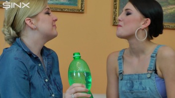 Playful Girls Get Soaked In Water During Swapping Screencap 8 on www.sinx.com