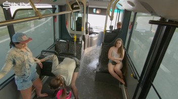 Bus Ride Turns Wet And Messy For Hot Babes Screencap 17 on www.sinx.com