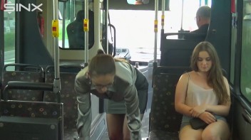 Bus Ride Turns Wet And Messy For Hot Babes Screencap 2 on www.sinx.com