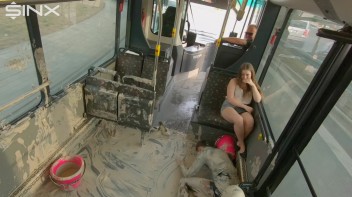 Bus Ride Turns Wet And Messy For Hot Babes Screencap 48 on www.sinx.com