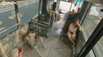 Bus Ride Turns Wet And Messy For Hot Babes Screencap 49 on www.sinx.com