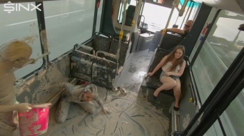 Bus Ride Turns Wet And Messy For Hot Babes Screencap 50 on www.sinx.com