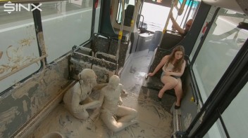 Bus Ride Turns Wet And Messy For Hot Babes Screencap 69 on www.sinx.com