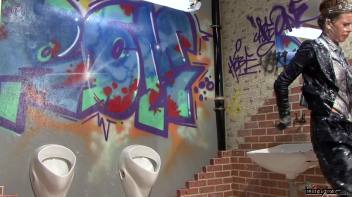 Gloves Won't Protect Her From The Slime Blast! Screencap 92 on www.sinx.com