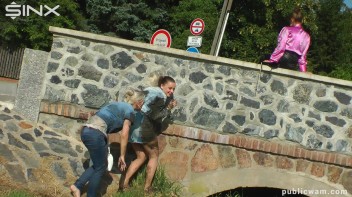 Catfighting Cuties Getting Wet And Messy Screencap 2 on www.sinx.com