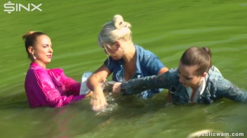 Catfighting Cuties Getting Wet And Messy Screencap 29 on www.sinx.com