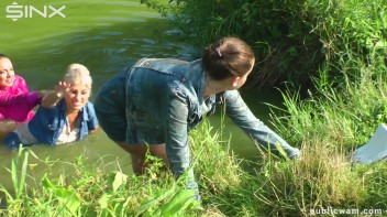 Catfighting Cuties Getting Wet And Messy Screencap 32 on www.sinx.com
