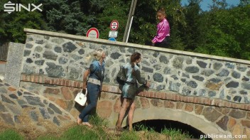 Catfighting Cuties Getting Wet And Messy Screencap 4 on www.sinx.com