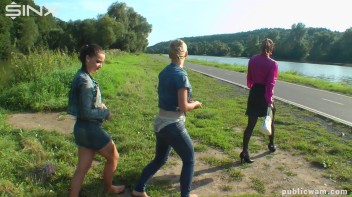 Catfighting Cuties Getting Wet And Messy Screencap 46 on www.sinx.com