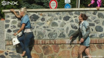 Catfighting Cuties Getting Wet And Messy Screencap 6 on www.sinx.com