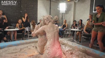 Muddy Wrestling: Matching Cutie Babes Go Mud Crazy Screencap 91 on www.sinx.com