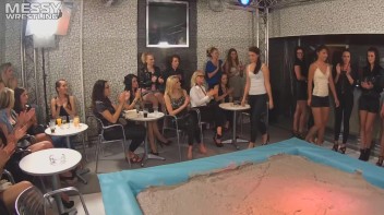 Muddy Wrestling: Matching Cutie Babes Go Mud Crazy Screencap 1 on www.sinx.com