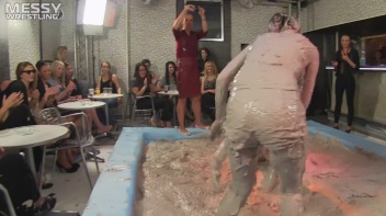Muddy Wrestling: Matching Cutie Babes Go Mud Crazy Screencap 21 on www.sinx.com