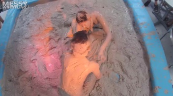 Muddy Wrestling: Matching Cutie Babes Go Mud Crazy Screencap 27 on www.sinx.com