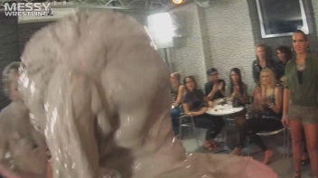 Muddy Wrestling: Matching Cutie Babes Go Mud Crazy Screencap 45 on www.sinx.com