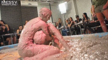 Muddy Wrestling: Matching Cutie Babes Go Mud Crazy Screencap 53 on www.sinx.com