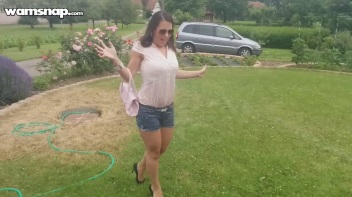 Water The Flowers, Then The Eurobabes! Screencap 10 on www.sinx.com