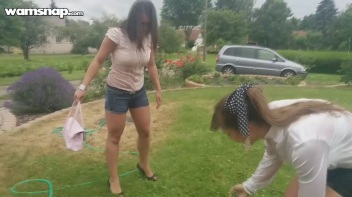 Water The Flowers, Then The Eurobabes! Screencap 11 on www.sinx.com