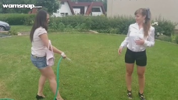 Water The Flowers, Then The Eurobabes! Screencap 5 on www.sinx.com