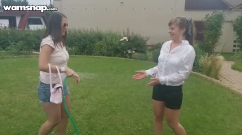 Water The Flowers, Then The Eurobabes! Screencap 8 on www.sinx.com