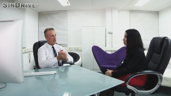 High Class Hottie Gets It Any Way She Can In The Office Screencap 4 on www.sinx.com