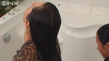 Raven Haired Hotties Shampoo And Lather Up Screencap 28 on www.sinx.com