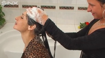 Raven Haired Hotties Shampoo And Lather Up Screencap 32 on www.sinx.com