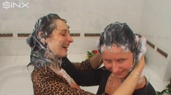 Raven Haired Hotties Shampoo And Lather Up Screencap 50 on www.sinx.com