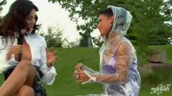 Brunette Bombshells In Wetlook Lesbo Action Screencap 7 on www.sinx.com