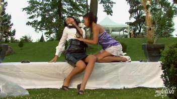 Brunette Bombshells In Wetlook Lesbo Action Screencap 18 on www.sinx.com