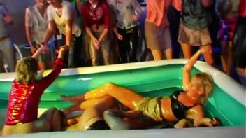 Mega Oil Fight Covers Chicks Head To Toe Screencap 31 on www.sinx.com