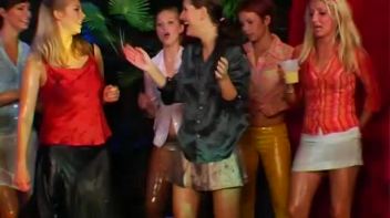 Mega Oil Fight Covers Chicks Head To Toe Screencap 33 on www.sinx.com