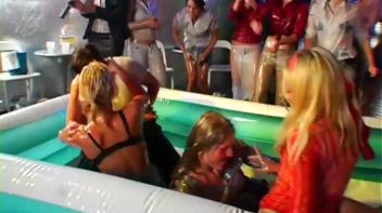 Mega Oil Fight Covers Chicks Head To Toe Screencap 35 on www.sinx.com