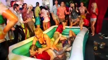 Mega Oil Fight Covers Chicks Head To Toe Screencap 39 on www.sinx.com