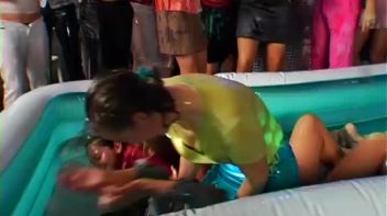 Mega Oil Fight Covers Chicks Head To Toe Screencap 49 on www.sinx.com