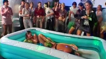 Mega Oil Fight Covers Chicks Head To Toe Screencap 72 on www.sinx.com