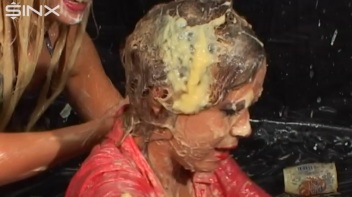 Hot Blonde Bimbo Has Food Fight Screencap 52 on www.sinx.com