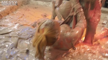 Muddy Wrestling: Duke It Out In Denim Screencap 14 on www.sinx.com