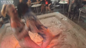 Muddy Wrestling: Duke It Out In Denim Screencap 7 on www.sinx.com