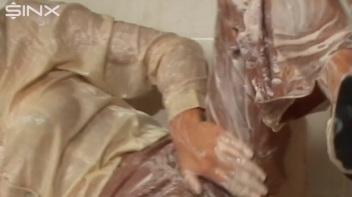 Hottie Gets Wet And Messy In Satin Screencap 31 on www.sinx.com